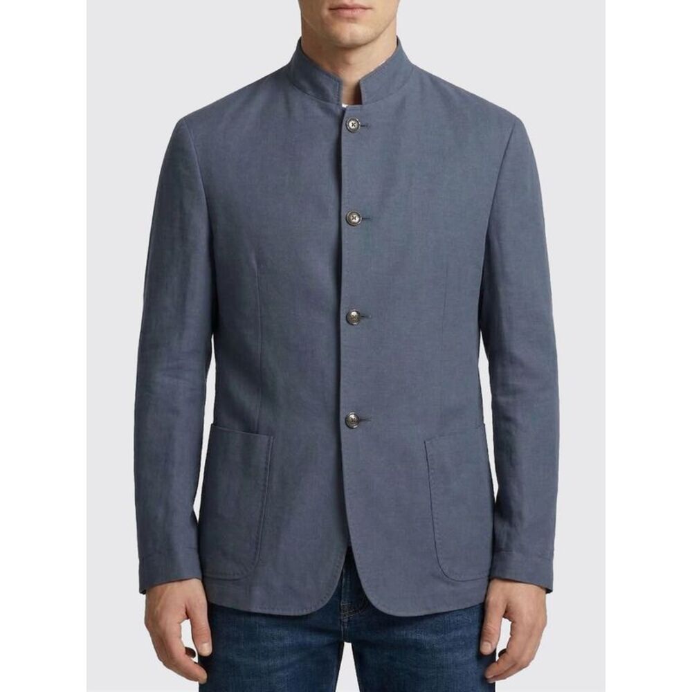 Eleventy Jacket Men Blue